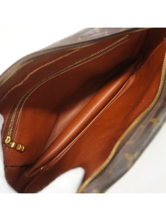 LOUIS VUITTON Monogram Nile Shoulder Bag M45244 Brown  Louis Vuitton Shoulder Bag Monogram Nile Brown